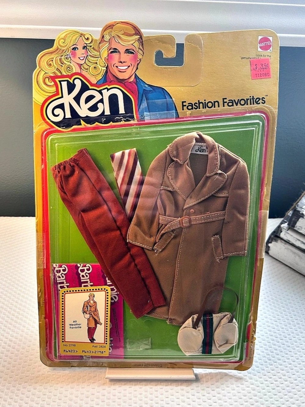 Vintage 1979 Ken Fashion Favorites #2798 All Weather Favorite Outfit NRFB/Unused